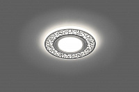 Светильник встраиваемый с белой LED подсветкой Feron CD951 потолочный MR16 G5.3 белый матовый Светильник встраиваемый с белой LED подсветкой Feron CD951 потолочный MR16 G5.3 белый матовый