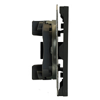 Розетка HDMI 2.0 Type A (механизм), серия Эмили, STEKKER, RST00-5118-05, черный уголь, soft touch 50171 Розетка HDMI 2.0 Type A (механизм), серия Эмили, STEKKER, RST00-5118-05, черный уголь, soft touch 50171