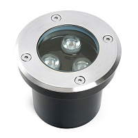 Светодиодный светильник тротуарный (грунтовый) Feron SP2801, 3W, AC/DC12-24V, низковольтный, 4000К, черный,100*H80mm, вн.диаметр: 70mm, IP67  48345 Светодиодный светильник тротуарный (грунтовый) Feron SP2801, 3W, AC/DC12-24V, низковольтный, 4000К, черный,100*H80mm, вн.диаметр: 70mm, IP67  48345