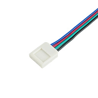 Соединительный провод для светодиодных лент RGB/10мм, LD105 Артикул 23067 Соединительный провод для светодиодных лент RGB/10мм, LD105 Артикул 23067