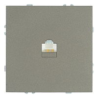 Розетка компьютерная 1-местная RJ-45 (механизм), STEKKER, серия Эмили, RST00-5117-09, антрацит, soft touch 49925 Розетка компьютерная 1-местная RJ-45 (механизм), STEKKER, серия Эмили, RST00-5117-09, антрацит, soft touch 49925