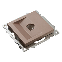Розетка компьютерная 1-местная RJ-45 (механизм), STEKKER GLS00-7107-02, серия Катрин, шампань 39599 Розетка компьютерная 1-местная RJ-45 (механизм), STEKKER GLS00-7107-02, серия Катрин, шампань 39599