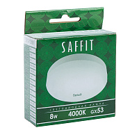 Лампа светодиодная SAFFIT SBGX5308 GX53 8W 230V 4000K 55186 Лампа светодиодная SAFFIT SBGX5308 GX53 8W 230V 4000K 55186