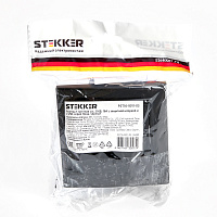 Розетка 1-местная c/з и с USB STEKKER, PST16-9011-03, 250В, 16А, с защитной шторкой, серия Эрна, черный 39480 Розетка 1-местная c/з и с USB STEKKER, PST16-9011-03, 250В, 16А, с защитной шторкой, серия Эрна, черный 39480