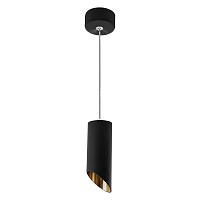 Светильник потолочный Feron ML1818 на подвесе  MR16 35W 230V, черный, золото 55*130 48041 Светильник потолочный Feron ML1818 на подвесе  MR16 35W 230V, черный, золото 55*130 48041
