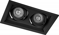 Светильник встраиваемый Feron DLT202 потолочный MR16 G5.3 черный Светильник встраиваемый Feron DLT202 потолочный MR16 G5.3 черный