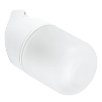 Светильник НББ 01-60-102 129х152х89мм, E27 max 60Вт, наклонный керам. корпус, стекло, IP65, белый 53165