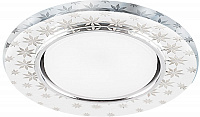 Светильник встраиваемый с белой LED подсветкой Feron CD4030 потолочный GX53 без лампы, прозрачный 32653 Светильник встраиваемый с белой LED подсветкой Feron CD4030 потолочный GX53 без лампы, прозрачный 32653