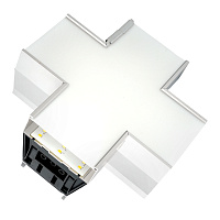 Светильник коннектор Feron AL4036X 6W 660Lm 3000К-4000К-6400K, X-образный, с ручным переключением режимов, серебро, 160*160*70мм возмож. соедин. в линию,серия RetailRay  Светильник коннектор Feron AL4036X 6W 660Lm 3000К-4000К-6400K, X-образный, с ручным переключением режимов, серебро, 160*160*70мм возмож. соедин. в линию,серия RetailRay