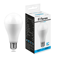 Лампа светодиодная Feron LB-130 Шар E27 30W 175-265V 6400K 38196 Лампа светодиодная Feron LB-130 Шар E27 30W 175-265V 6400K 38196