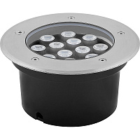 Светодиодный светильник тротуарный (грунтовый) Feron SP4114 12W зеленый 230V IP67  32114 Светодиодный светильник тротуарный (грунтовый) Feron SP4114 12W зеленый 230V IP67  32114