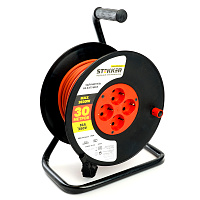 Удлинитель на катушке Stekker STD03-20-30 Standart 4-местный с/з ПВС 3*1,5, оранжевый, 16А, IP20,30м (50184) 50184 Удлинитель на катушке Stekker STD03-20-30 Standart 4-местный с/з ПВС 3*1,5, оранжевый, 16А, IP20,30м (50184) 50184