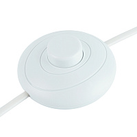 Сетевой шнур (с ножным выключателем) белый, DM106