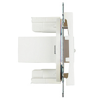 Розетка USB 2-местная (механизм), STEKKER GLS10-7115-01, 250B, 2,1А, серия Катрин, белый 39686 Розетка USB 2-местная (механизм), STEKKER GLS10-7115-01, 250B, 2,1А, серия Катрин, белый 39686