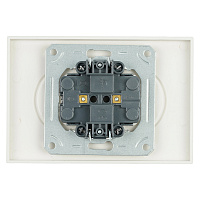 Розетка 2-местная с защитной шторкой, STEKKER,  б/з, 250В, 16А, серия Эмили, RST16-5116-08, кашемир, soft touch 49903