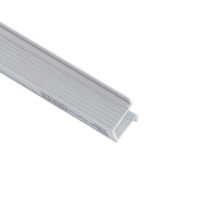 Профиль алюминиевый встраиваемый 9х12мм, серебро, 2м  CAB242 (в комплекте с матовым экраном, 2 заглушками, 4 крепежами) FERON