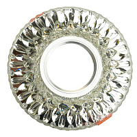 Светильник встраиваемый с LED подсветкой Feron CD942 потолочный MR16 G5.3 прозрачный Светильник встраиваемый с LED подсветкой Feron CD942 потолочный MR16 G5.3 прозрачный