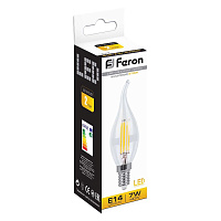 Лампа светодиодная Feron LB-67 Свеча на ветру E14 7W 230V 2700K 25727 Лампа светодиодная Feron LB-67 Свеча на ветру E14 7W 230V 2700K 25727