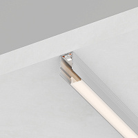 Профиль  накладной 9х7.8мм, алюминиевый, серебро, 2м, CAB241