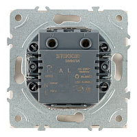 Выключатель диммирующий (механизм), STEKKER, 250В, 500W, серия Эмили, RSW10-5106-08, кашемир, soft touch 49894