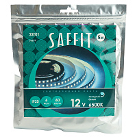 Лента светодиодная SST01 SAFFIT 60SMD(2835)/m 6Вт/м 12V 5000*8*1.22мм 6500K, IP20 Артикул 55239 Лента светодиодная SST01 SAFFIT 60SMD(2835)/m 6Вт/м 12V 5000*8*1.22мм 6500K, IP20 Артикул 55239