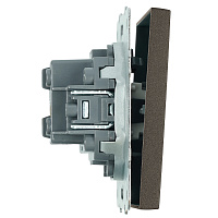 Переключатель перекрестный 1-клавишный (механизм), STEKKER, 250В, 10А, серия Эмили, RSW10-5110-09, антрацит, soft touch 49923