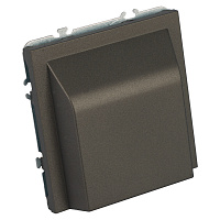 Кабельный вывод (механизм), STEKKER, серия Эмили, RST00-5119-09, антрацит, soft touch 50363