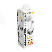 HM10-41-01 Удлинитель 3-местный с/з, 3x1мм2, 1.5м, 250В, 16А, 2USB+1С, 5V 3,1А, серия Comfort, белый 49571 HM10-41-01 Удлинитель 3-местный с/з, 3x1мм2, 1.5м, 250В, 16А, 2USB+1С, 5V 3,1А, серия Comfort, белый 49571