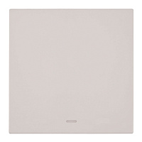 Выключатель 1-клавишный c индикатором (механизм), STEKKER, 250В, 10А, серия Мия, RSW10-3101-08, пудровый жемчуг 50475