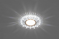 Светильник встраиваемый с белой LED подсветкой Feron CD910 потолочный MR16 G5.3 прозрачный Светильник встраиваемый с белой LED подсветкой Feron CD910 потолочный MR16 G5.3 прозрачный