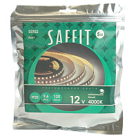 Лента светодиодная SST02 SAFFIT 120SMD(2835)/м 9.6Вт/м 12V 5000*8*1.22мм 4000К, IP20 Артикул 55241 Лента светодиодная SST02 SAFFIT 120SMD(2835)/м 9.6Вт/м 12V 5000*8*1.22мм 4000К, IP20 Артикул 55241