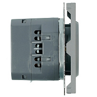 Розетка 1-местная з/ш с/з 16А + USB + Type C (механизм), Stekker, 250В, 20W, серия Эмили, платиново-серый, soft-touch, RST16-5119-10  50219 Розетка 1-местная з/ш с/з 16А + USB + Type C (механизм), Stekker, 250В, 20W, серия Эмили, платиново-серый, soft-touch, RST16-5119-10  50219