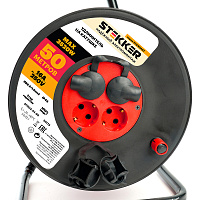 Удлинитель на катушке Stekker STD03-44-50 Standart 4-местный с/з ПВС 3*1,5, оранжевый, 16А, IP44, 50м (80104) 50173 Удлинитель на катушке Stekker STD03-44-50 Standart 4-местный с/з ПВС 3*1,5, оранжевый, 16А, IP44, 50м (80104) 50173