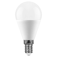 Лампа светодиодная Feron LB-750 Шарик E14 11W 175-265V 4000K 25947 Лампа светодиодная Feron LB-750 Шарик E14 11W 175-265V 4000K 25947