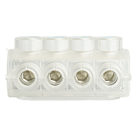 Клемма 4-х контактная STEKKER для подключения сетей уличного освещения KE10.1 (Al10-35/Cu1,5-25), LD610-4 50213