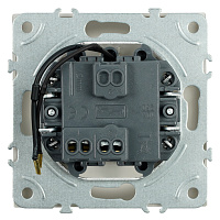 Выключатель 1-клавишный c индикатором (механизм), STEKKER, 250В, 10А, серия Эмили, RSW10-5101-08, кашемир, soft touch 49889