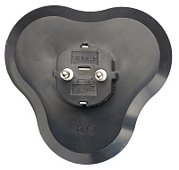 Разветвитель сетевой 3-местный с/з STEKKER ADP16-23-21, 250V, 16A, ABS пластик, черный 50682