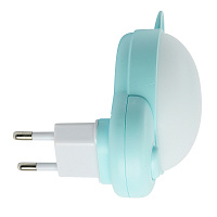 Светильник ночник Feron FN1171 1.2W 220V, синий 52060 Светильник ночник Feron FN1171 1.2W 220V, синий 52060