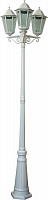Светильник садово-парковый Feron 6215/PL6215 столб 3*100W E27 230V, белый 11079 Светильник садово-парковый Feron 6215/PL6215 столб 3*100W E27 230V, белый 11079