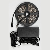 Светодиодная LED лента Feron LS606, 60SMD(5050)/m 14.4W/m 12V 5m RGB c адаптером с вилкой, контроллером с пультом в комплекте Артикул 27706 Светодиодная LED лента Feron LS606, 60SMD(5050)/m 14.4W/m 12V 5m RGB c адаптером с вилкой, контроллером с пультом в комплекте Артикул 27706