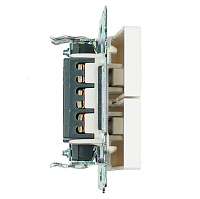 Переключатель 2-клавишный (механизм), STEKKER GLS10-7107-01 , 250V, 10А, серия Катрин, белый 49166 Переключатель 2-клавишный (механизм), STEKKER GLS10-7107-01 , 250V, 10А, серия Катрин, белый 49166