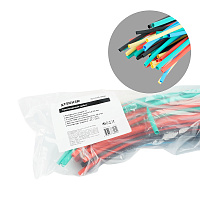 Термоусадочная трубка STEKKER HST-630-100M, длина 100 см., коэф. усадки 2:1, мультиколор  39721