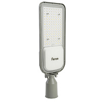Светодиодный уличный консольный светильник Feron SP3050 100W 4000K 230V, серый 41269 Светодиодный уличный консольный светильник Feron SP3050 100W 4000K 230V, серый 41269