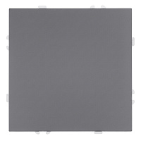 Заглушка (механизм), серия Эмили, платиново-серый, soft touch, RST00-5116-10 49961