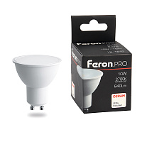Лампа светодиодная Feron.PRO LB-1610 GU10 10W 175-265V 2700K 38161 Лампа светодиодная Feron.PRO LB-1610 GU10 10W 175-265V 2700K 38161