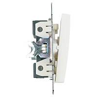 Переключатель 1-клавишный (механизм), STEKKER GLS10-7105-01, 250V, 10А, серия Катрин, белый 39572 Переключатель 1-клавишный (механизм), STEKKER GLS10-7105-01, 250V, 10А, серия Катрин, белый 39572