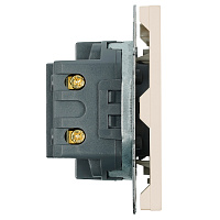 Розетка 2-местная USB + Type C (механизм), STEKKER, 250В, 20W, серия Эмили, RST10-5115-08, кашемир, soft touch 49905