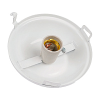 Светильник НСП 02-100-003 313х170х170мм, E27 max 100 Вт, стальной корпус, стекло, решетка, IP54, белый 53174