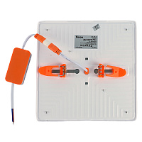 Светодиодный светильник Feron AL514 встраиваемый с регулируемым монтажным диаметром (до 80мм) 6W 4000K белый серия FlexyRim