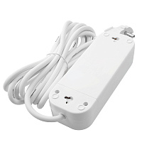 Удлинитель 3-местный с/з Stekker, HM01-31-03, 3м, 3x0,75, серия Home (У10-002), белый 39214